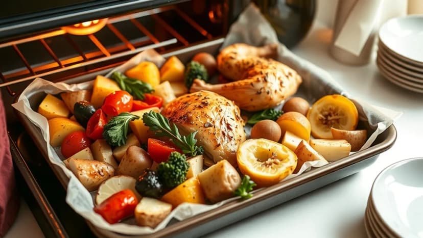 Allt i-ett mat i ugnen som smakar gott