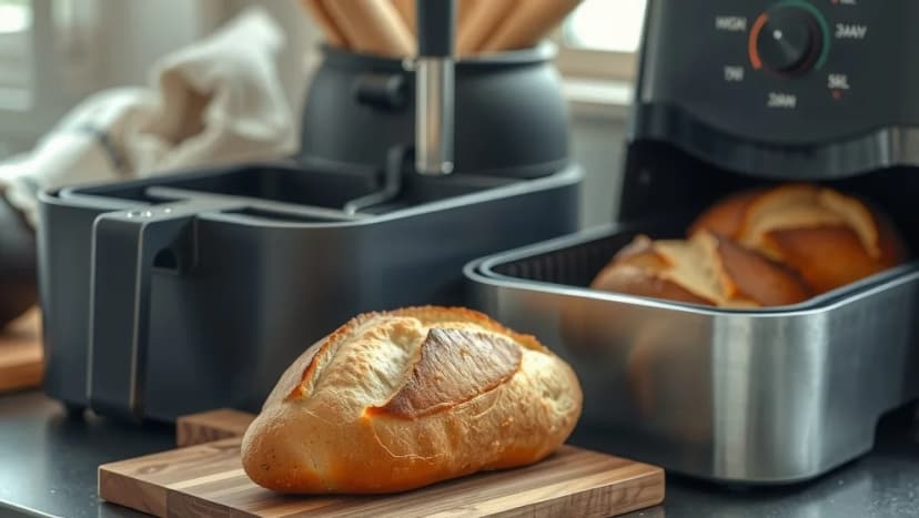 Baka bröd i airfryer på bara 20 minuter