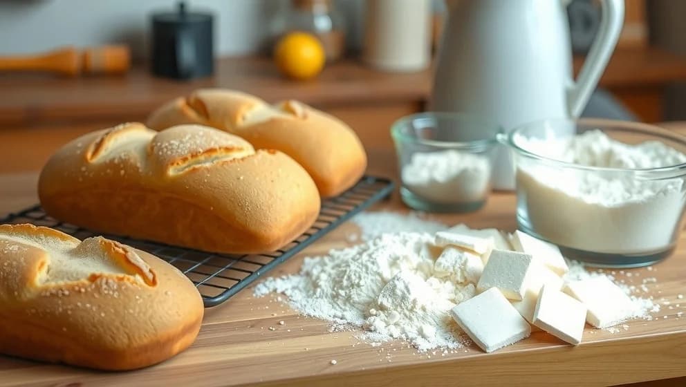 Baka bröd med torrjäst hemma