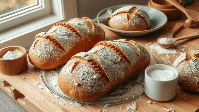 Baka bröd utan jäst hemma