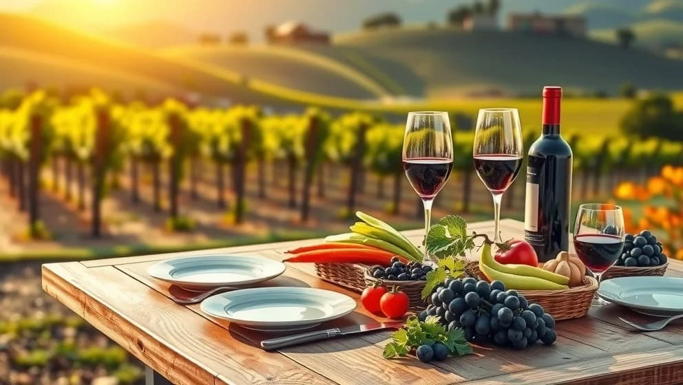 Flädie mat och vingård vad erbjuds här