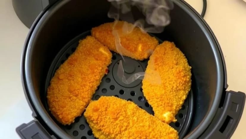 Fryst panerad fisk i airfryer hur lång tid