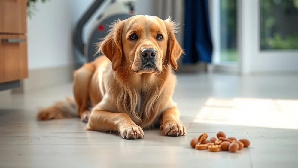 Varför kräks min hund upp osmält mat