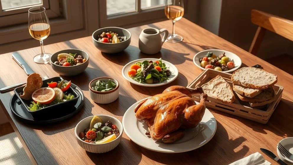 Mat att bjuda på när vänner kommer hem