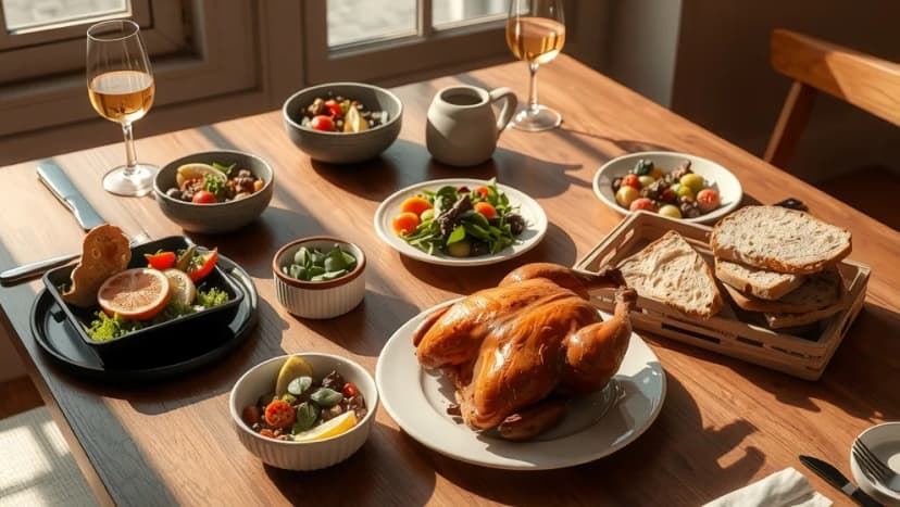 Mat att bjuda på när vänner kommer hem