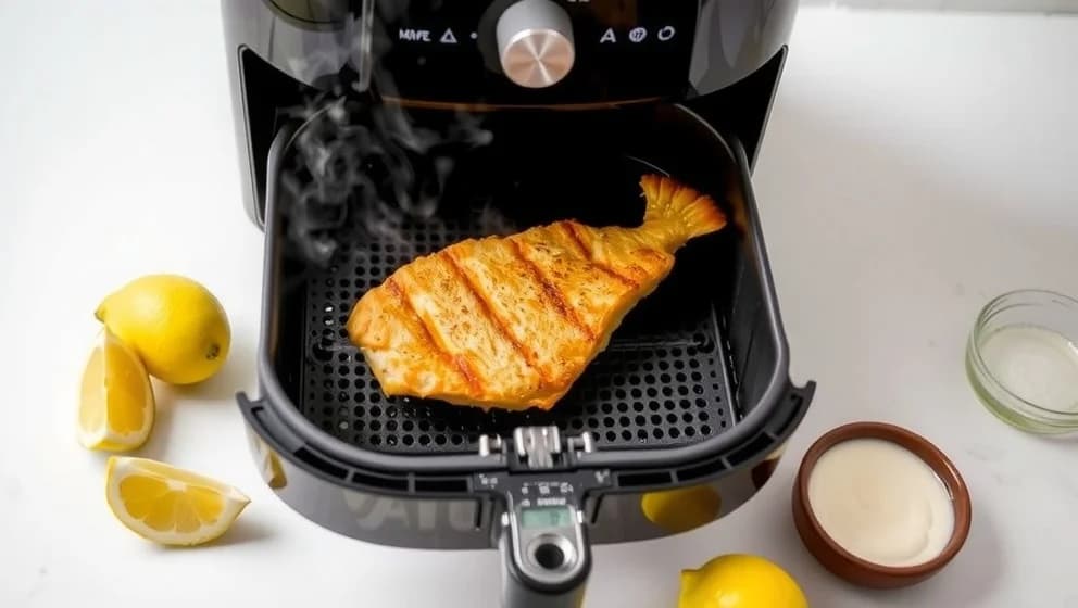 Panerad fisk i airfryer blir krispig och god