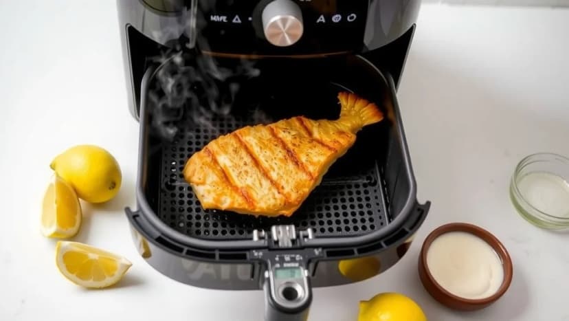 Panerad fisk i airfryer blir krispig och god