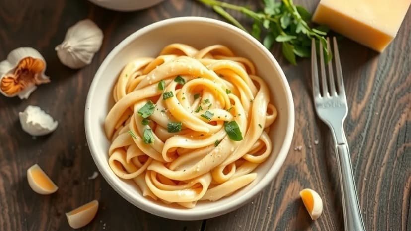 Pasta med creme fraiche som blir perfekt varje gång