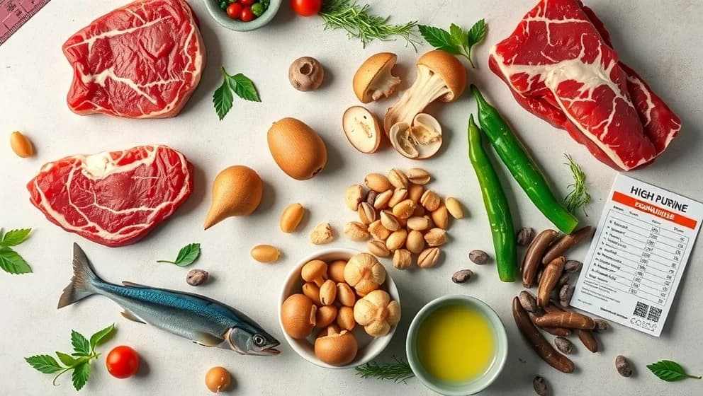 Vilka livsmedel innehåller mest puriner